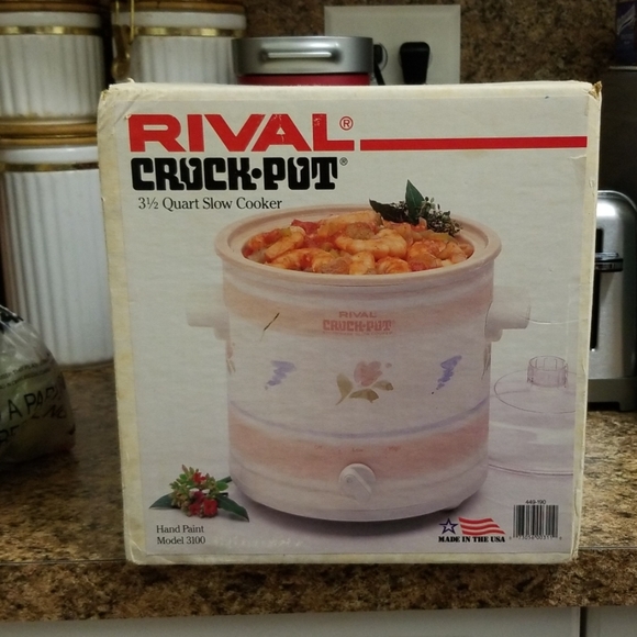 rival Other - RIVAL Crockpot 3 1/2 quart slowcooker